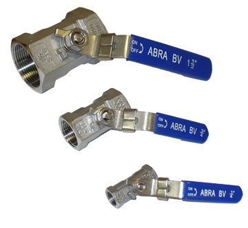 Шаровые краны муфтовые нержавеющие из стали AISI316 (CF8M) DN8-50 PN40