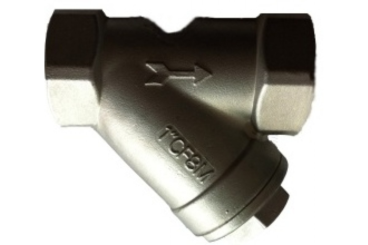 Фильтр сетчатый резьбовой из нержавеющей стали DN8-50 PN40 ABRA-YS-3000