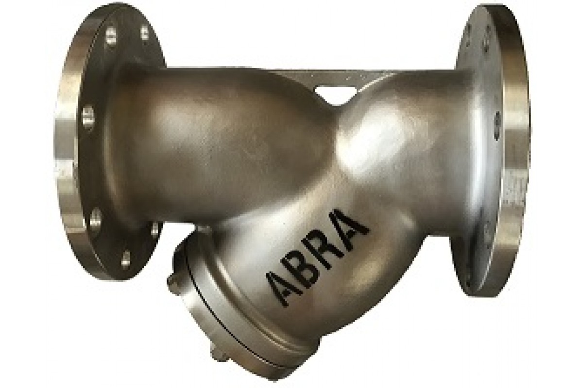 Фильтр сетчатый фланцевый из нержавеющей стали ABRA-YF-3000-SS316